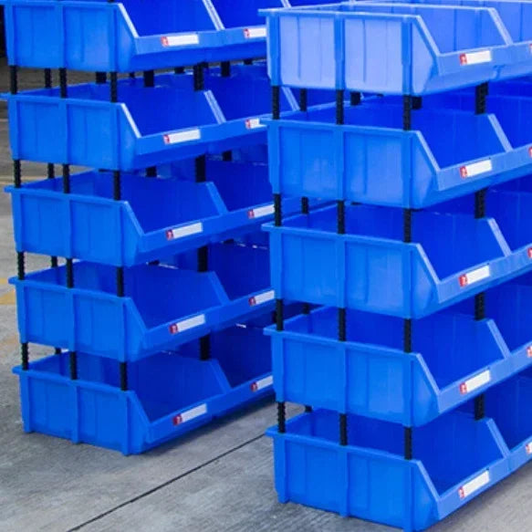 Plastic Storage Organizer for Hardware and Small Parts in Home Office and Garage Storage Box