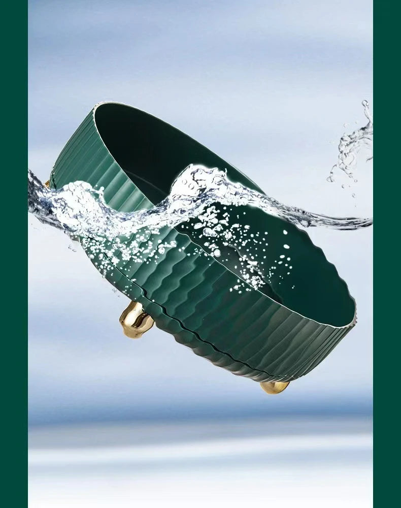 Lazy Susan 360° Rotating Storage Tray,Cosmetics and Perfume Organizer, Desktop Storage Tray, Bathroom and Skincare Storage Tray