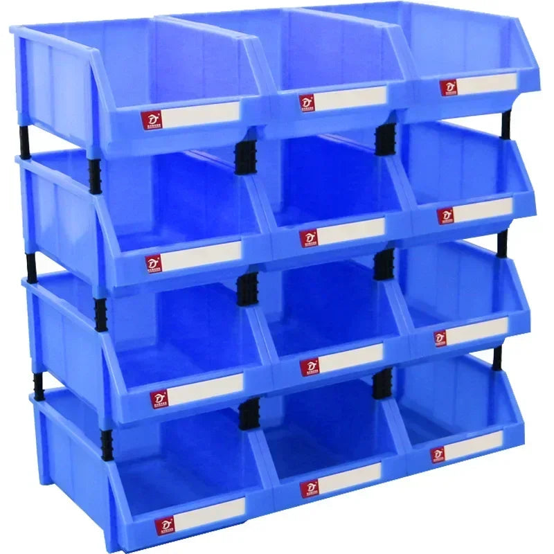 Plastic Storage Organizer for Hardware and Small Parts in Home Office and Garage  Storage Box