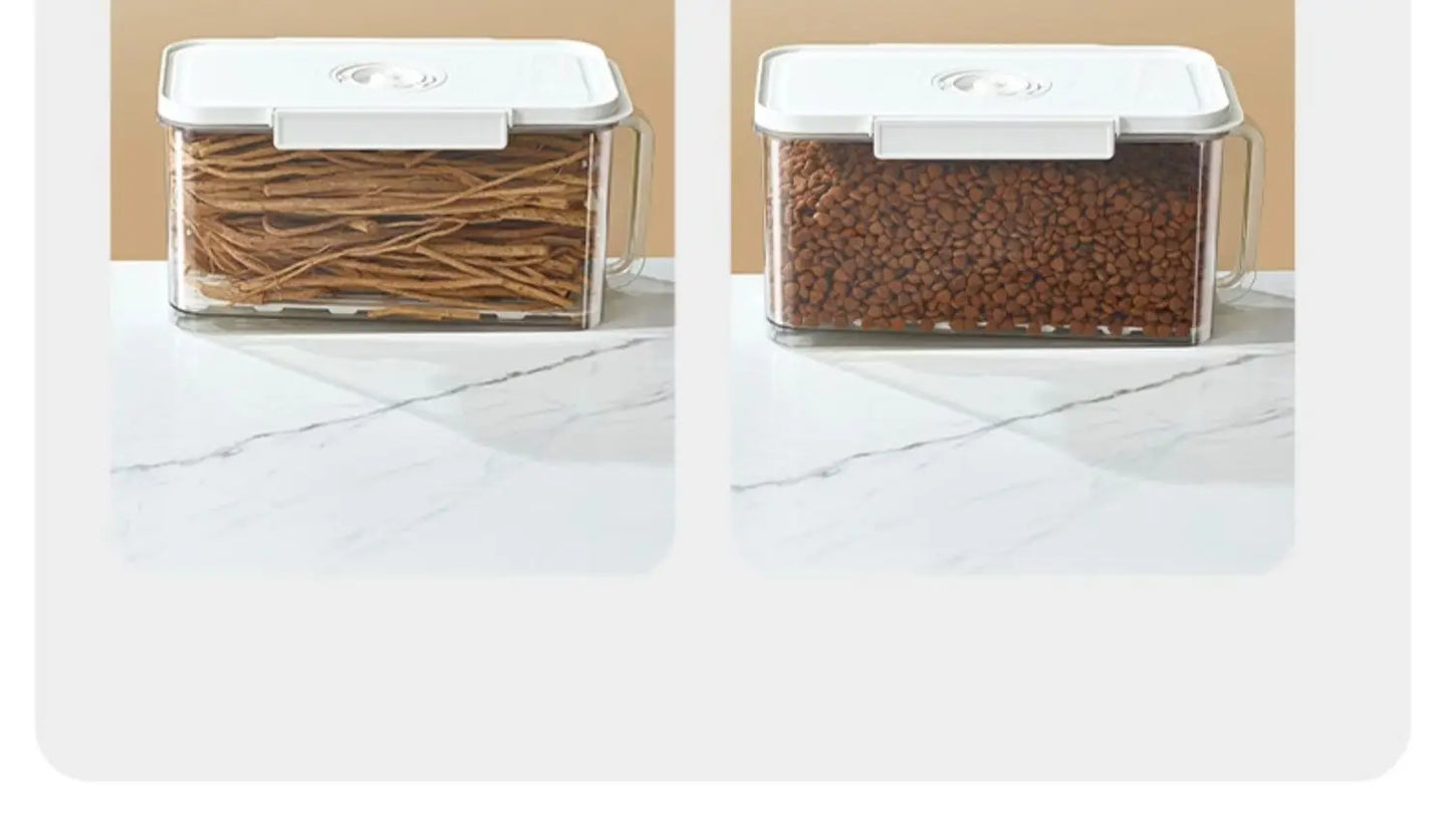 Food-Grade Vacuum Food Storage Containers Airtight Boxes for Fruits Veggies Freezer-Safe Divider Boxes Fridge Organization