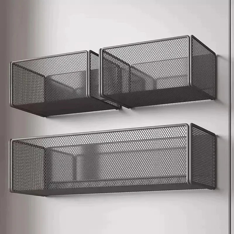 Home Refrigerator Shelf Side Storage Magnetic Artifact Side Side Hanging Basket Basket Box Supplies Household Summary Holder