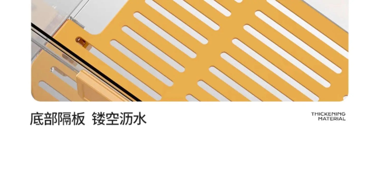 Food-Grade Vacuum Food Storage Containers Airtight Boxes for Fruits Veggies Freezer-Safe Divider Boxes Fridge Organization