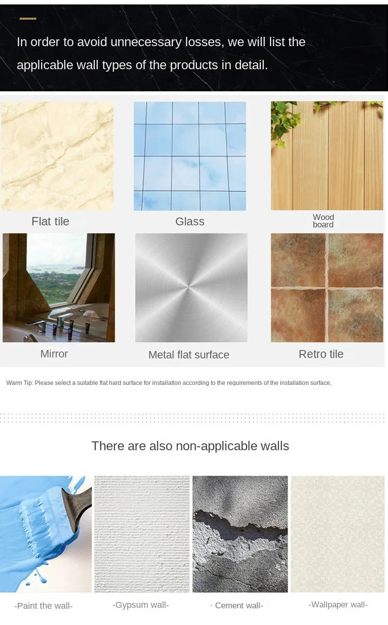 40/50/60CM No-Nail Bathroom Towel Holder Bathroom Accessories Wall Mount Rail Shower Hanger Aluminum Bar Shelf