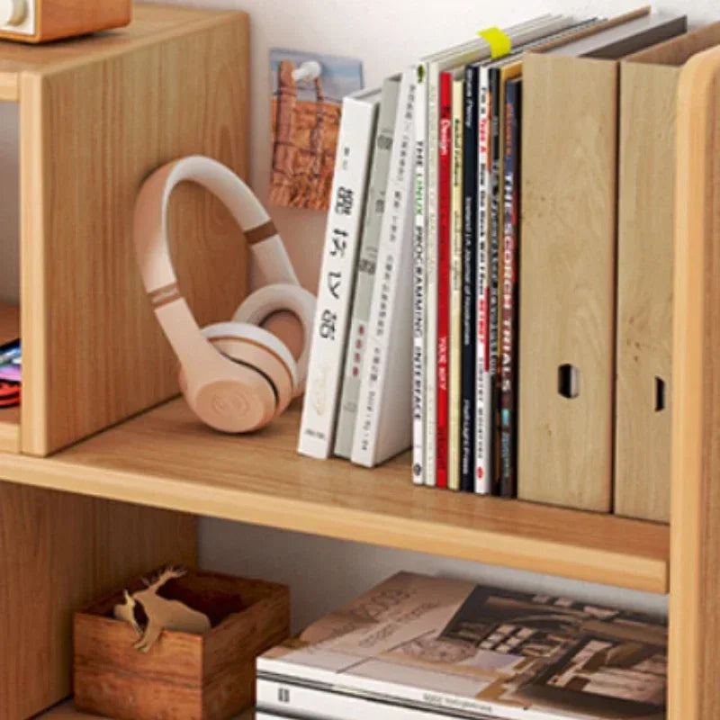 Stylish Desk Organizer - Multiple Tiers Desk Shelf with Compartments for Home Office and Dorm