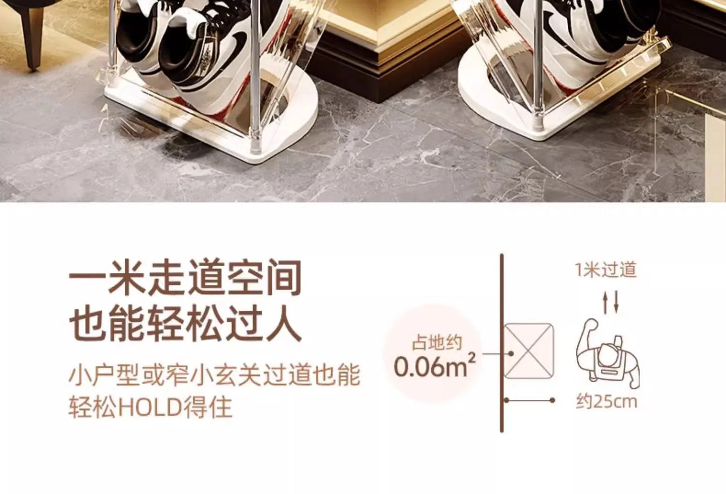 Compact Shoe Rack Multi-Tier Small Narrow Shoe Storage for Home Entryway Rental Dorm Space-Saving Shoe Cabinet