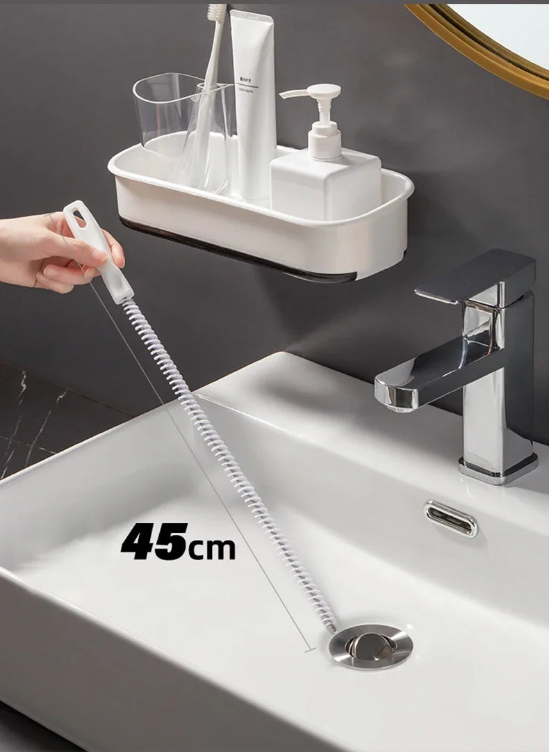 Hair Stopper and Catcher for Bathtub and Shower, Drain Hair Trap for Sink and Bathroom, Sewer Hair Filter Tool