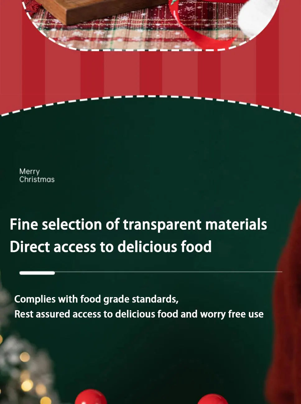 Transparent Gift Jar for Snacks, Baking, Milk Dates, Cookies, Puff Pastry & Storage