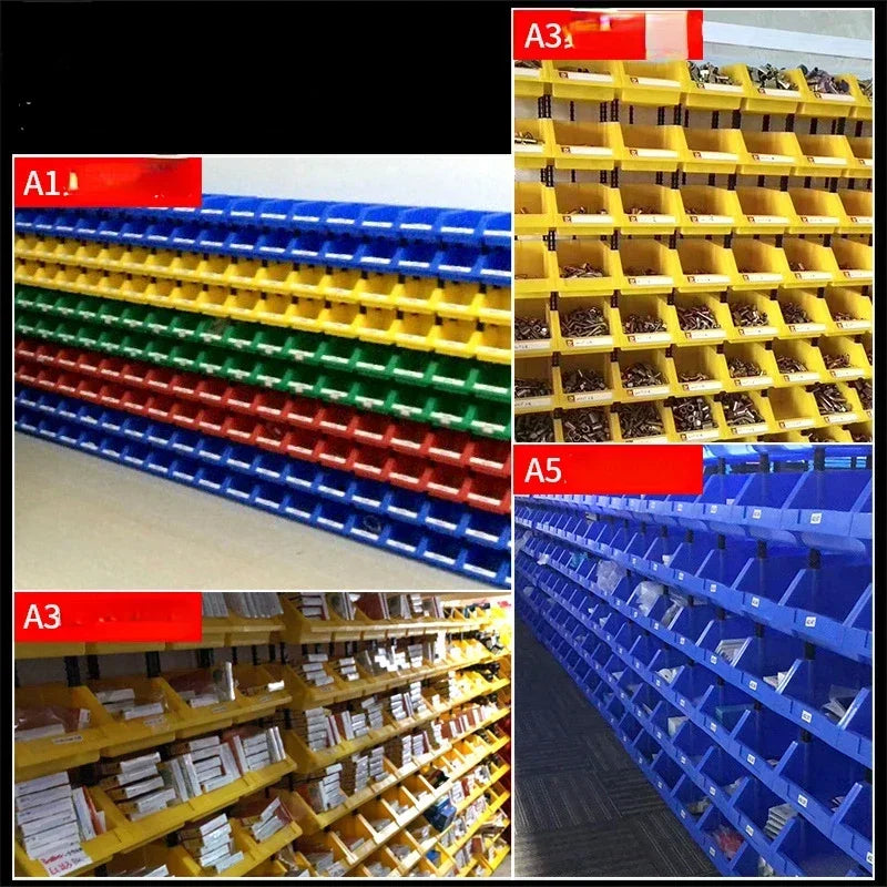 Plastic Storage Organizer for Hardware and Small Parts in Home Office and Garage  Storage Box
