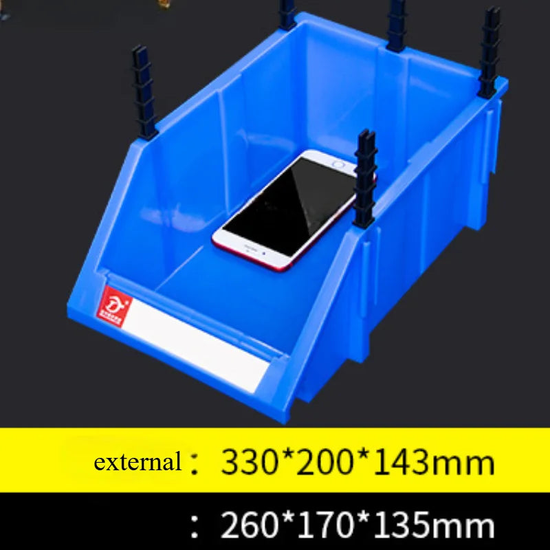 Plastic Storage Organizer for Hardware and Small Parts in Home Office and Garage  Storage Box