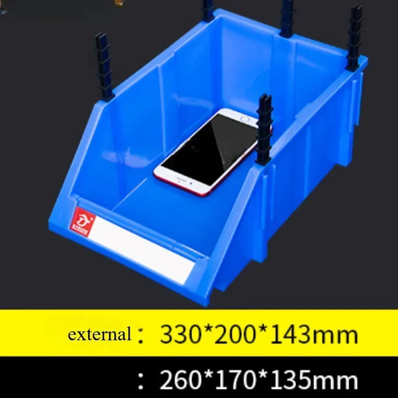 Plastic Storage Organizer for Hardware and Small Parts in Home Office and Garage  Storage Box