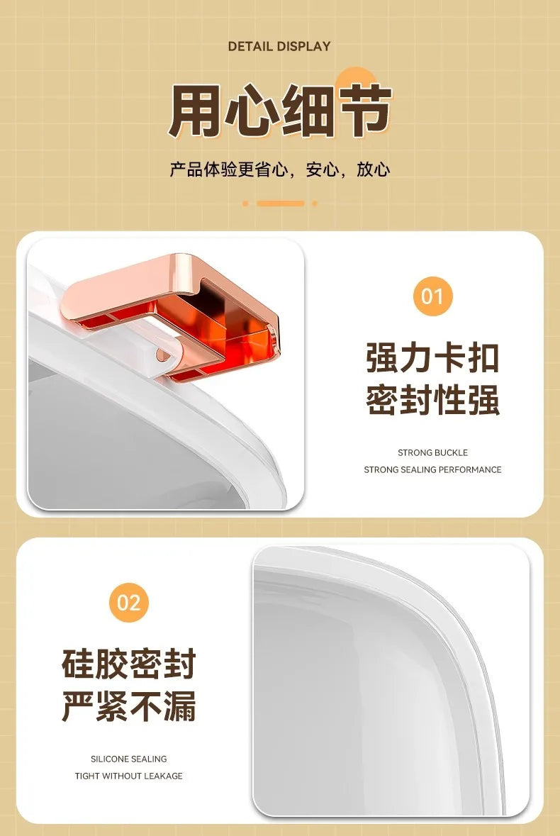 Food-Grade Rice Storage Container for Home, Airtight Rice Bucket with Insect-Proof Moisture-Proof Flour Storage Bin