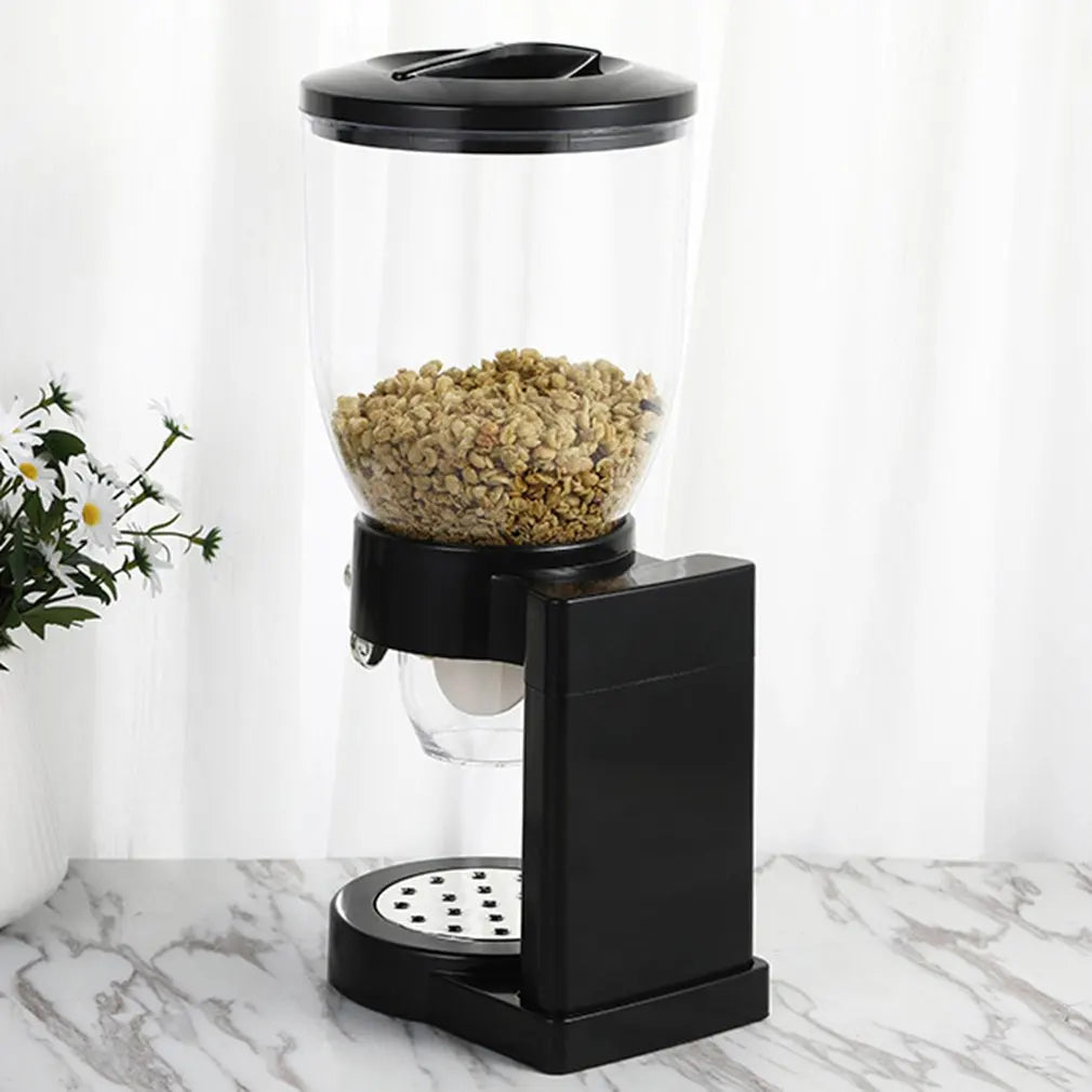 Multifunctional Food Storage Containers Cereal Dry Food Dispenser Storage Container Dual Control Household Kitchen Storage Bottl